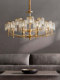 [Starry]Light Luxury Crystal Chandelier, American-Style All-Copper Post-Modern Living Room Lamp, Luxurious and Grand Villa Dining Room Lighting
