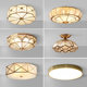 American-Style Ceiling Lamp, All-Copper Lamp, Bedroom Lamp, European-Style Living Room Lamp, Modern Simple Household Led Warm Dining Room Lamp