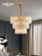 [Water Ripple]French-Style Light Luxury Living Room Chandelier, European Retro Master Bedroom Room Lamp, Warm Vintage Chandelier