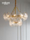 [Shell] Light Luxury Living Room Lamp All-Copper Chandelier Creative Stylish Post-Modern Minimalist Dining Room Lamp Scandinavian Designer