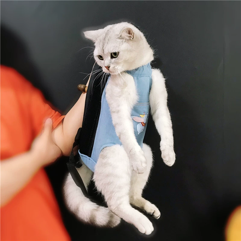Pet out bag Pet ba lô chó nhỏ mang túi mèo cao bồi ra túi đeo vai - Cat / Dog hàng ngày Neccessities bát ăn cho mèo	