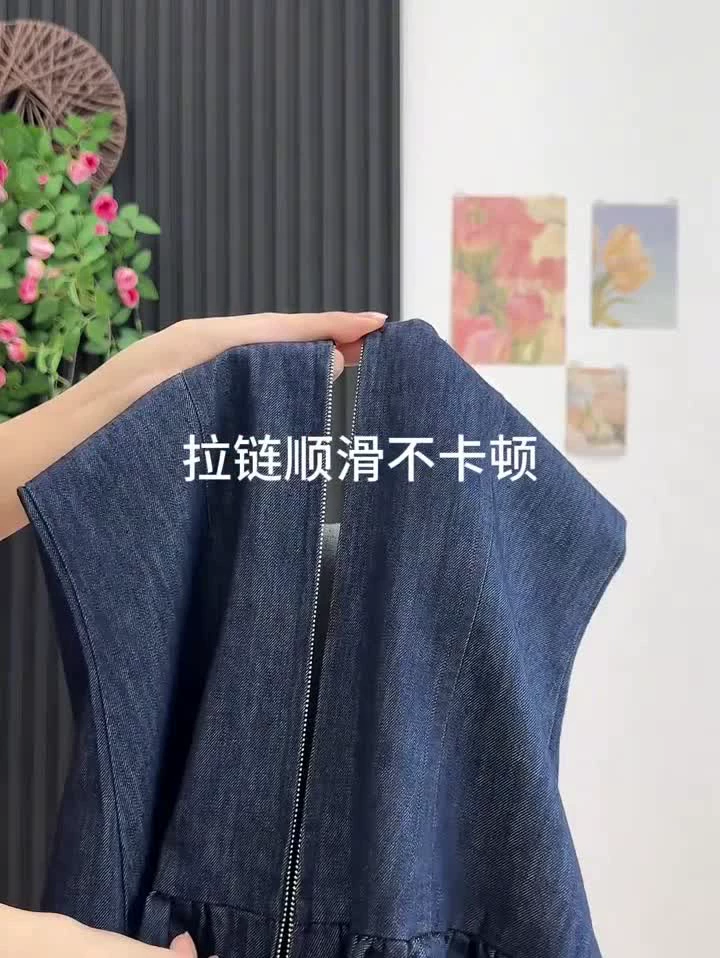 Летнее модное джинсовое платье без рукавов, юбка бренда для отдыха, корейский стиль, облегающий