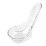 Аксессуары для дыма ложки -тип пластиковой трубной стойки одноразовая стойка с вертикальной трубной стойкой Прозрачная ложка пластиковая стойка для однократного ковша