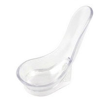 Smoke Bucket Accessories Spoonful Plastic Smoke Bucket Shelf Single Standing Smoke Bucket Shelf Transparent Spoon Shaped Plastic Single Bucket Shelf