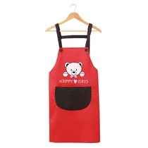 Kitchen waterproof apron Korean version of fashion work clothes Adult clothing custom custom logo printing advertising