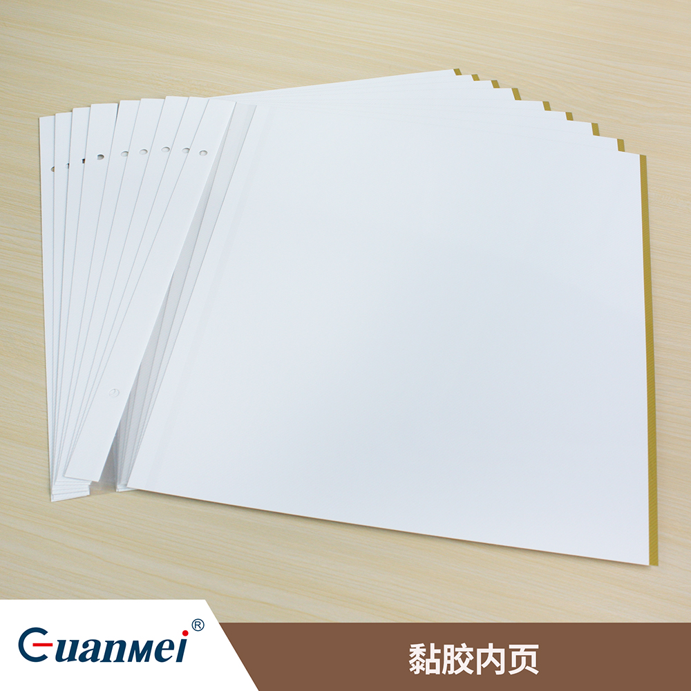 Manufacturer professional production film coating DIY self-adhesive phase book inside page memorial album PP phase book A4 file information kit