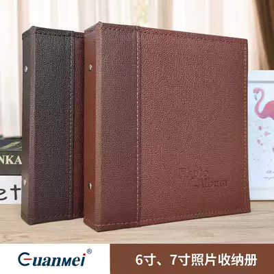 Guangmei factory PU leather album 6-inch 7-inch insert photo book Graduation Album postcard storage album
