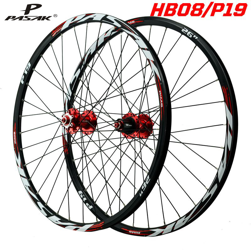 Bicycle wheel mountaineering wheel set 26 27 5 29 inch aluminum alloy front two rear five bearing 12 speed quick release