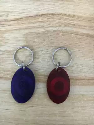 ID transparent red buckle card special-shaped key access control attendance Mango brand induction coil swipe EM