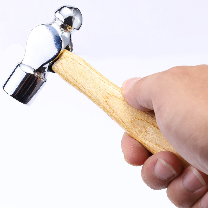 Ultra-small round head hammer nipple hammer car safety escape anti-rust smash walnut mini handmade small hammer