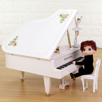 Piano Music Box Music Box Music Box can play together rotating dance ballet crystal ball girl childrens birthday gift box