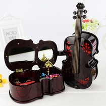 Music box Music Box dance ballet girl spin retro violin ornaments to give Princess children birthday gift