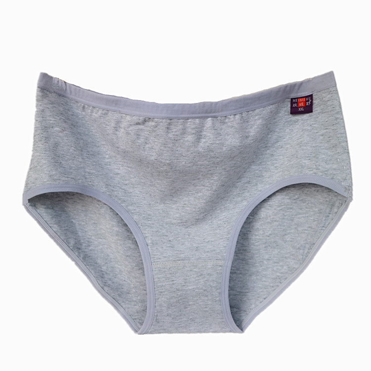 Quần lót bà bầu năm tam giác cotton trung niên eo cao cộng với mập cộng với size quần cotton siêu rộng đồ lót xuất khẩu