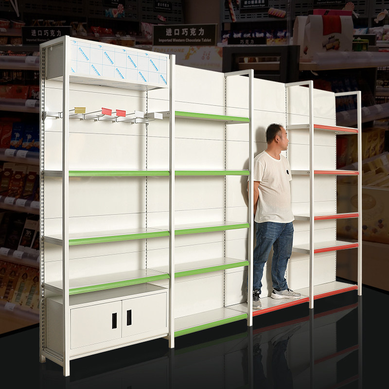 Supermarket shelf convenience store display rack snacks department store mother and baby stationery pharmacy small shop double-sided multi-layer rack