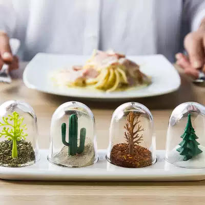 Thai imported Qualy animal park seasoning bottle seasonal taste seasoning jar creative gift pepper salt jar