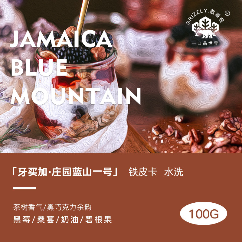 Song Wise Zsdonny Estate Authorized Jamaica Blue Mountain 1 Coffee Bean Imports raw beans Fresh baking 100g