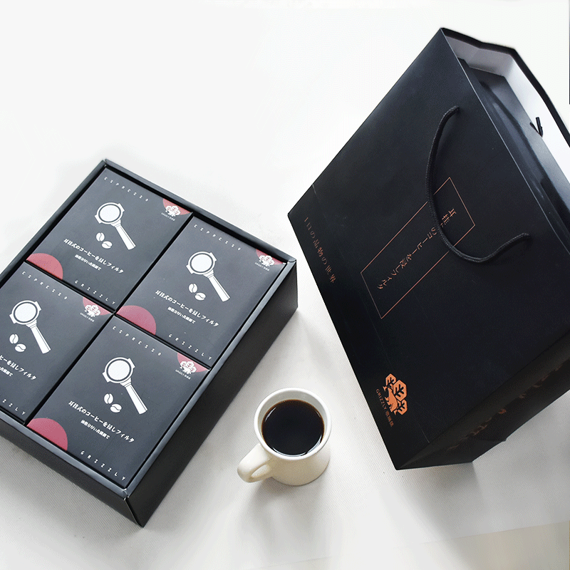 Geliz Italian Espresso ear-hanging coffee Hand-brewed filter pure black freshly ground coffee powder Xiangnong Ti Shen 32 pieces