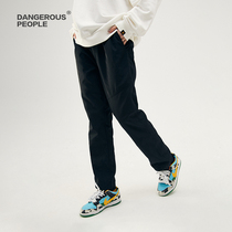 Dangerouspeople Xue Zhiqian dsp split cut cut zipper decoration trend woven pants