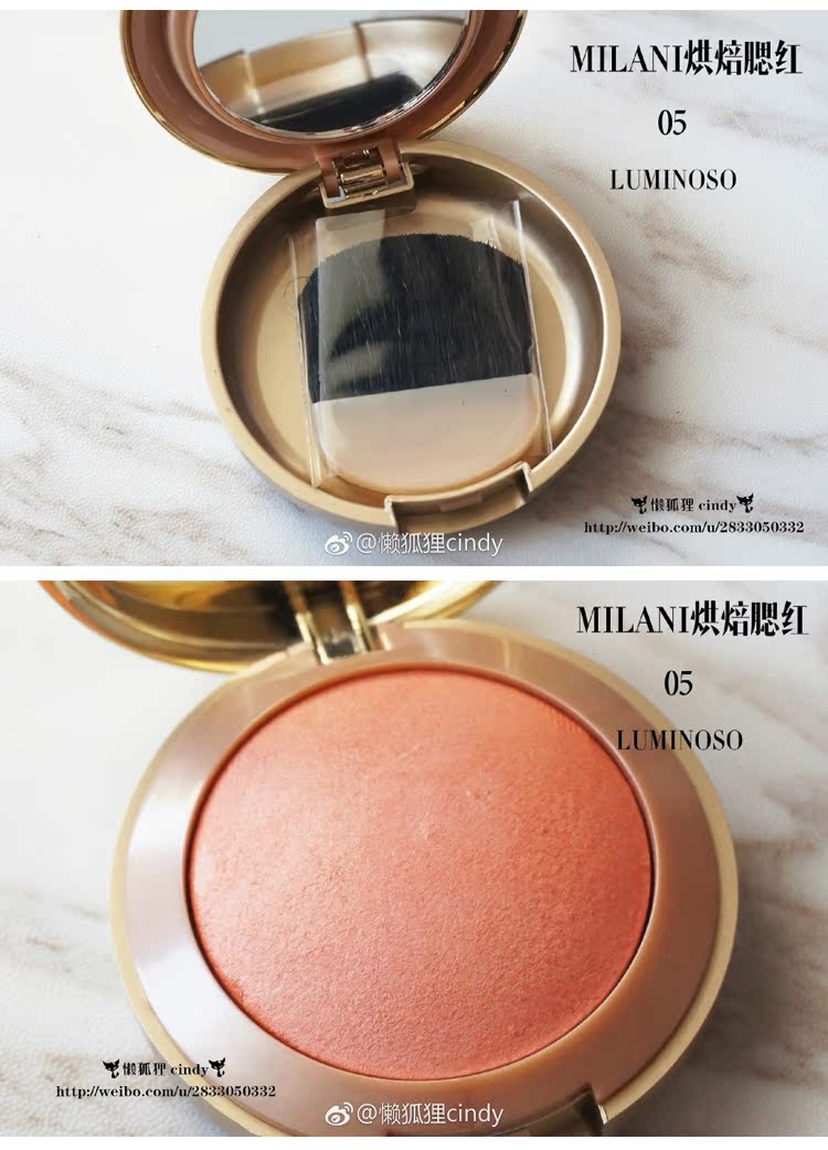 Milani khoáng chất làm mờ má hồng chính hãng trang điểm sửa chữa năng lực độ bóng cao phấn rouge phấn cực khoái ngọc trai không thấm nước Hoa Kỳ má hồng hermes