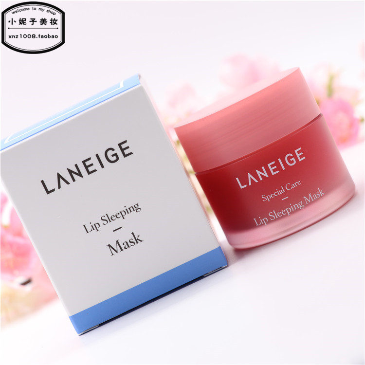 正品Laneige/兰芝唇膜 草莓果冻夜间睡眠修护 唇部护理 淡化唇纹