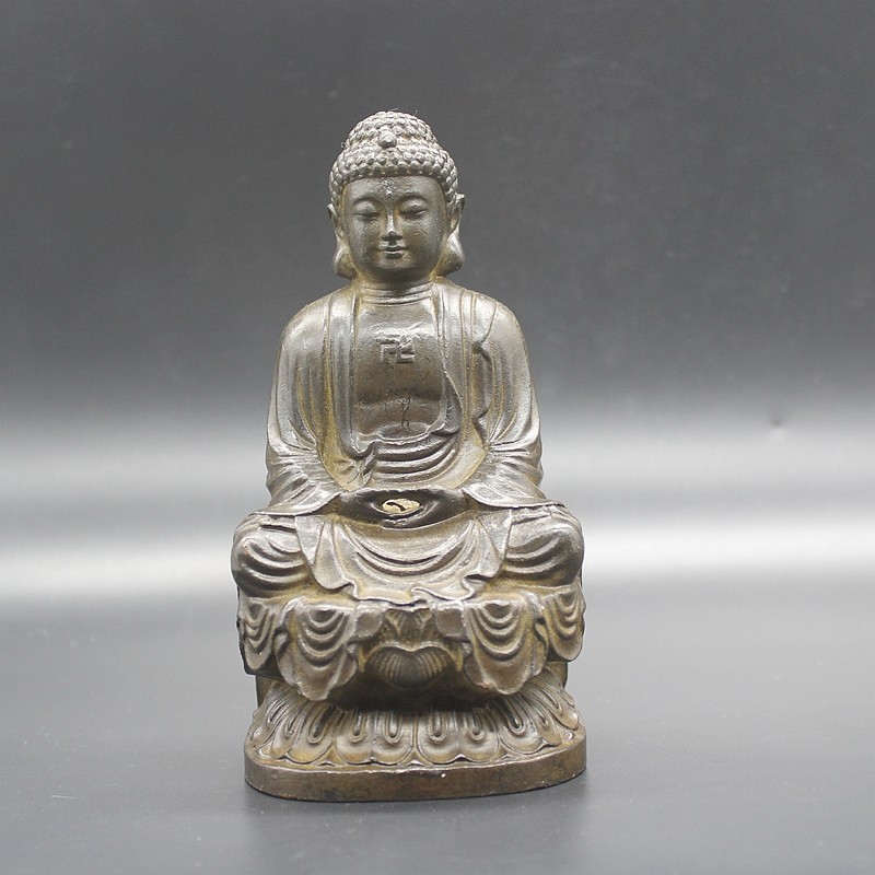 Ancient play miscellaneous collection of antique Buddhist statues to swing pieces such as the Buddha Hall to worship the handicraft hawks-Taobao