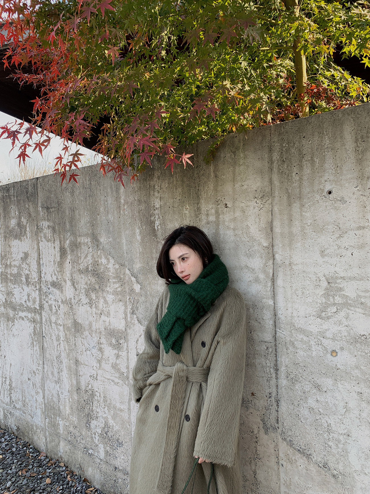 ASM ANNA 12 12 New color five years Grinding Luxury suly cashmere austere austere austere austere coat-Taobao