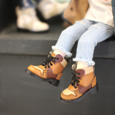 taobao agent Baby shoes, color outdoor Chinese boots, clay Molly GSC OB11 Blythe OB24 mid -boots