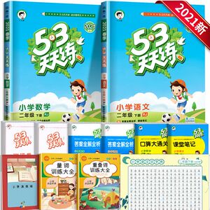 2021新版小学53天天练二年级下册语数