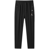 Мужские демисезонные спортивные штаны, большой размер, свободный прямой крой