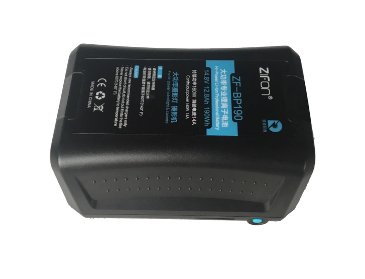 Pin máy ảnh chuyên nghiệp V-port pin công suất cao Zhifeng ZF-BP190 công suất liên tục 160W - Phụ kiện VideoCam