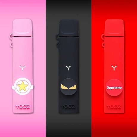 Ya Ooz Cigarette Case Leather Case Protective Shell Male Yooz Cigarette Rod Creative Cartoon Silicone Anti Fall Storage Lanyard Tide Yooz