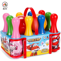 Super Peter Pan children cartoon educational bowling toy baby fitness sports toy parent-child interactive game