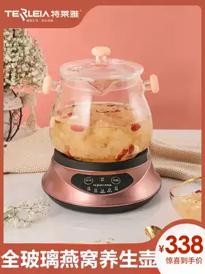 Teraiya bird's nest health pot automatic insulation thickened glass multi-function electric kettle flower tea stew pot stew medicine