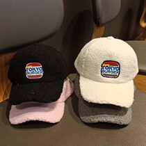 Autumn and Winter Childrens hats for boys and girls to keep warm lamb cap in winter 2-3-4 years old baby Joker baseball cap