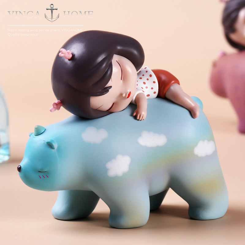 vingahome cute girl heart white night fairy tale decoration Princess style People's day to send girlfriends girls day gifts