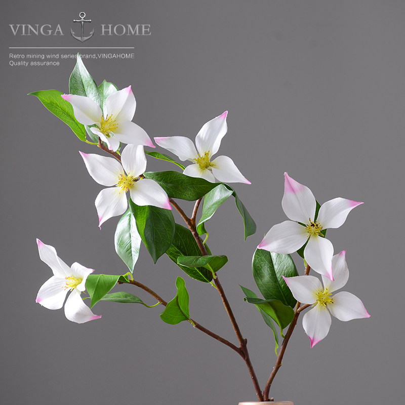 European simulation flowers four flowers of flower simulation fake flowers fixtureroom room tea table tabletableartwork decoration