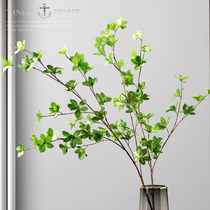 vingahome emulation green planting hanging clock leaf pendulum piece leaf minimalist living-room table vase flower arrangement soft decorations