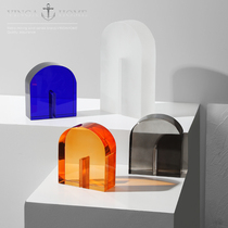 vingahome brief modern crystal book blocking pendulum pieces book room desk bookcase creative furnishing soft decorations