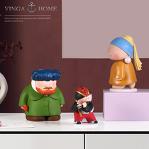 Nordic Creative Luxury Artist Series Desktop Decoration Home Decoration Decoration for Girls Birthday Gifts