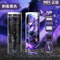 NBX Cherry Blossom sand Net red assassin Wu Liuqi stationery box multi-function large capacity pen box boy female primary school students
