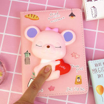 Net red decompression notebook cute creative vent decompression notebook color page Hand Book thick A5 diary