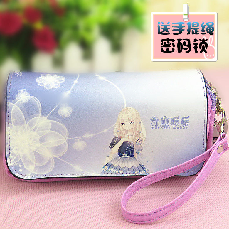 Miracle Warm Hand Pen Bag Password Lock Box Simple Girl Lead Pencil Case Small Clear New Cute Elementary School Boy Stationery Bag