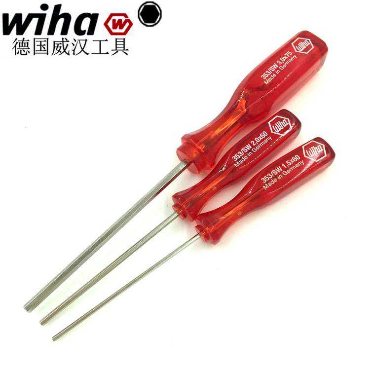 Germany imported wiha Weihan 353 metric 1 5 2 0 3 0mm flat head hex screwdriver screwdriver