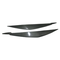 Suitable for BMW BMW x6 carbon fiber headlight eyebrows BMW x6 special modified headlight decorative parts headlight stickers