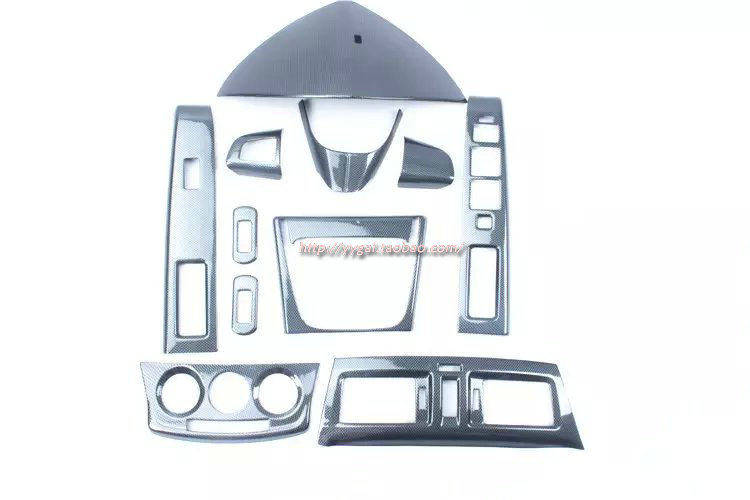 Suitable for 08-13 Mazda 5 Carbon Fiber Interior Patch Retrofit Peach Wood Middle Control Gear Steering Wheel Sticker-Taobao