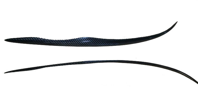 Suitable for Mazda6 Wise Wing Carbon Fiber Retrofitted Light Brow Carbon Fiber Front Headlamps Eyebrow Eyebrow B-paragraph