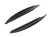 Suitable for Golf 7 High 7 MK7 GTI carbon fiber modified headlight eyebrows carbon fiber eyebrows light eyebrows