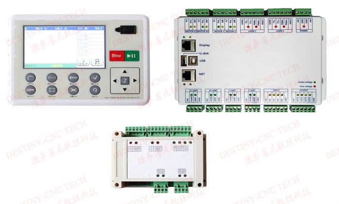 Three - head laser control system ZY - 4330 more than inter - translating CO2 laser control card panel