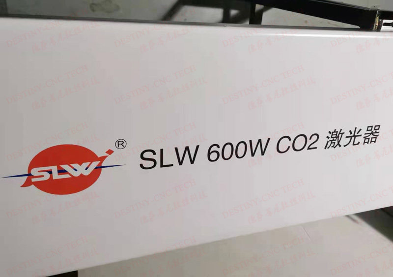 High power CO2 folding laser tube 600W Sliwo glass tube laser cutting machine high power thick plate cutting