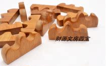 Calligraphy and painting supplies boutique small pen mountain bamboo brush pen hanging brush holder small hair pen mountain porcelain pen Pavilion ten